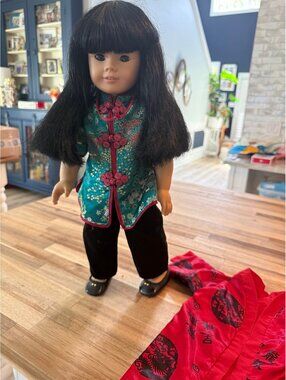 American Girl 18" Doll JLY #4 Asian (2008) Good Condition Pleasant Co
